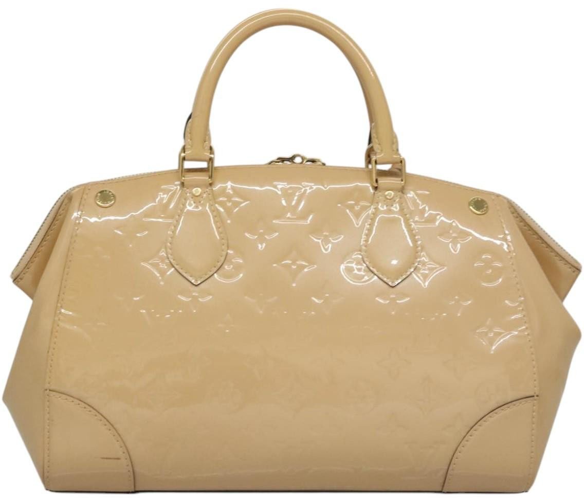 Louis Vuitton Louis Vuitton Santa Monica Handbag Monogram Vernis Beige
