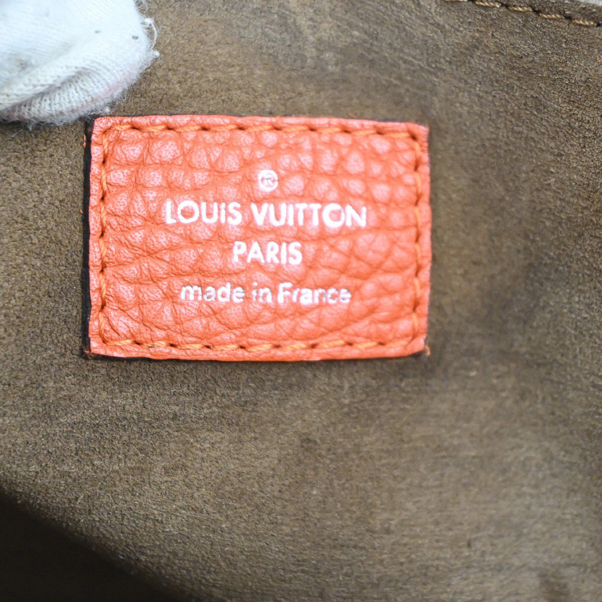 Louis Vuitton Louis Vuitton Soft Lockit Handbag Leather MM Oranje