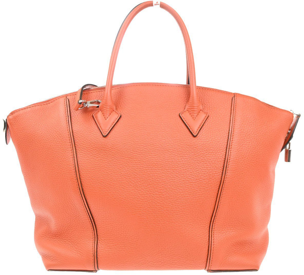 Louis Vuitton Louis Vuitton Soft Lockit Handbag Leather MM Oranje