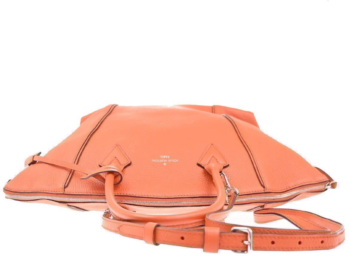 Louis Vuitton Louis Vuitton Soft Lockit Handbag Leather MM Oranje
