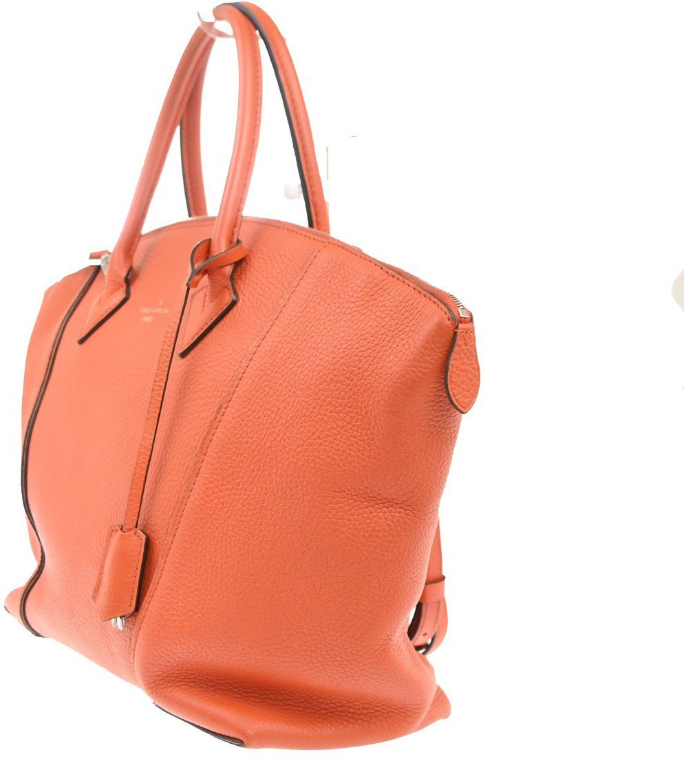 Louis Vuitton Louis Vuitton Soft Lockit Handbag Leather MM Oranje