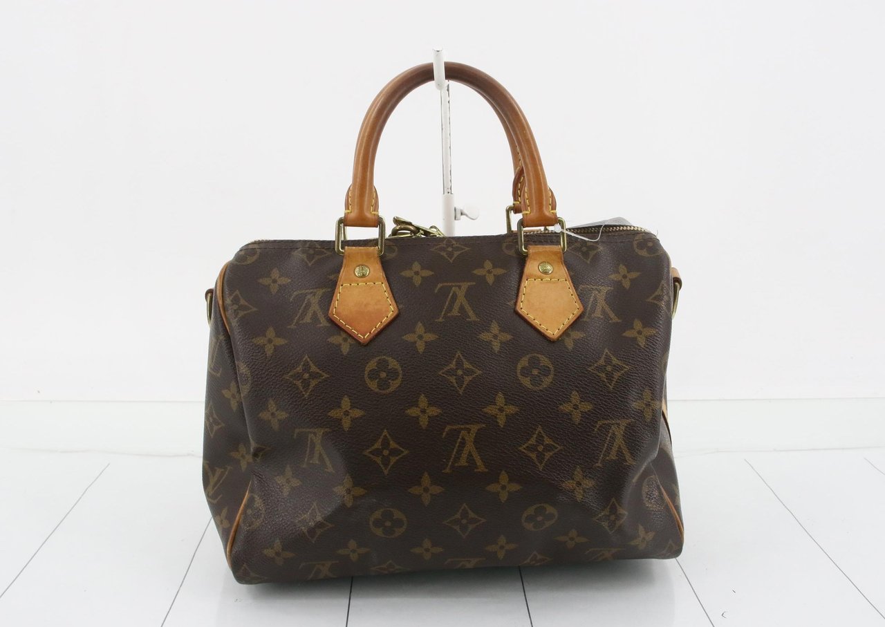 Louis Vuitton Louis Vuitton Speedy Handbag Monogram Canvas 25 Bruin
