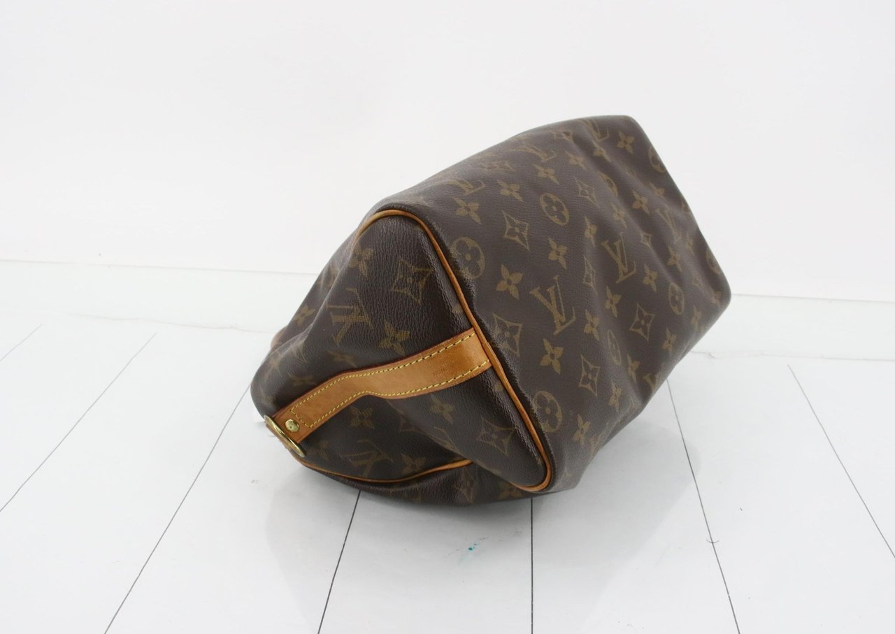 Louis Vuitton Louis Vuitton Speedy Handbag Monogram Canvas 25 Bruin