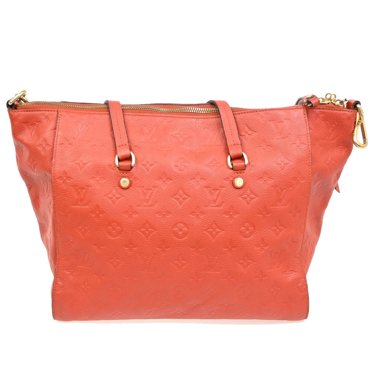 Louis Vuitton Louis Vuitton Lumineuse Handbag Monogram Empreinte Leather PM Rood