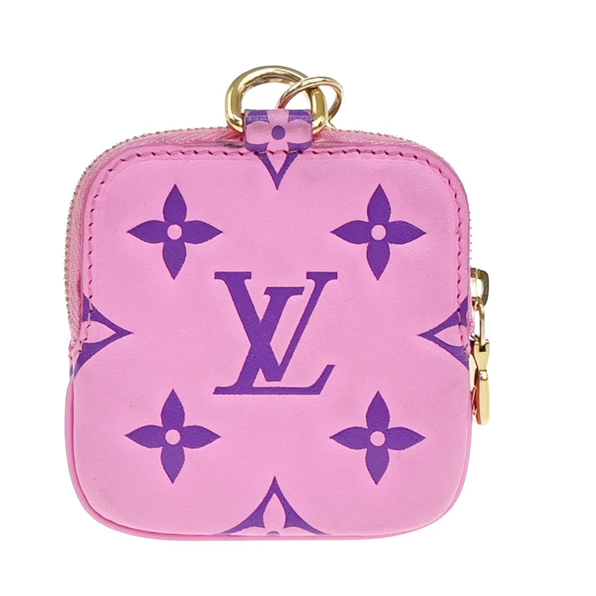 Louis Vuitton Louis Vuitton Lanyard Multipochette Coin Case Monogram Empreinte Roze