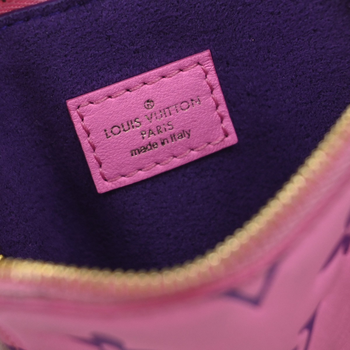 Louis Vuitton Louis Vuitton Lanyard Multipochette Coin Case Monogram Empreinte Roze