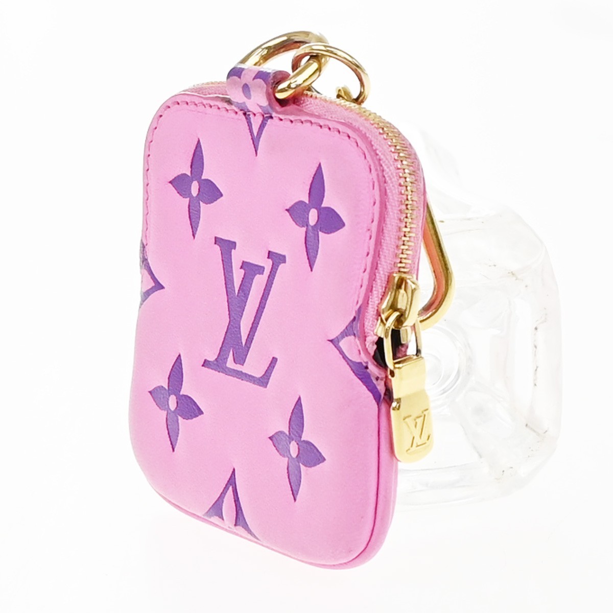 Louis Vuitton Louis Vuitton Lanyard Multipochette Coin Case Monogram Empreinte Roze