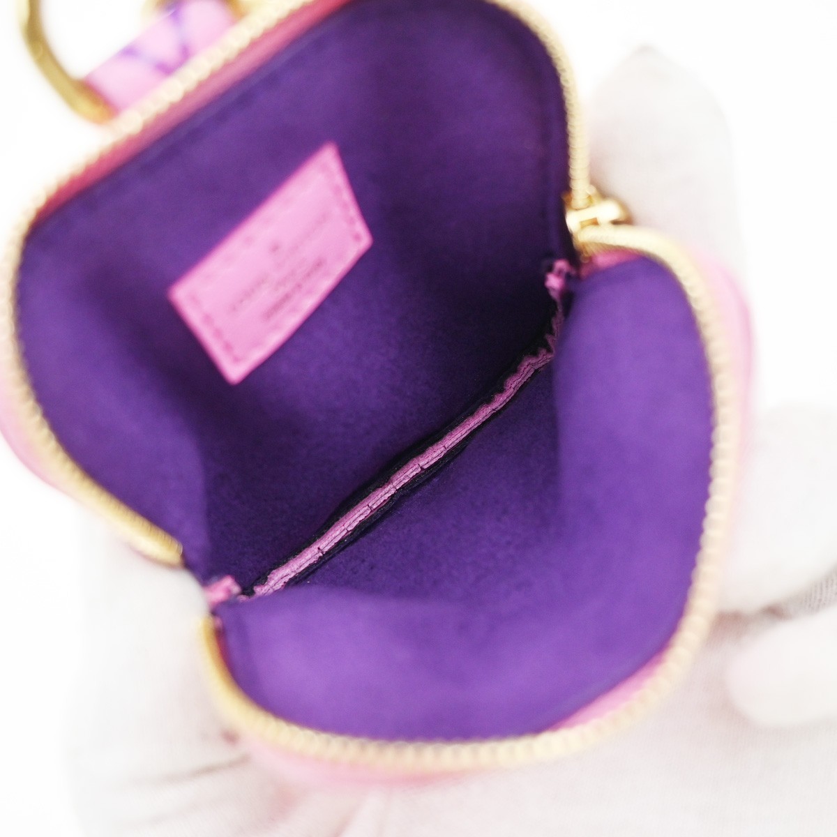 Louis Vuitton Louis Vuitton Lanyard Multipochette Coin Case Monogram Empreinte Roze