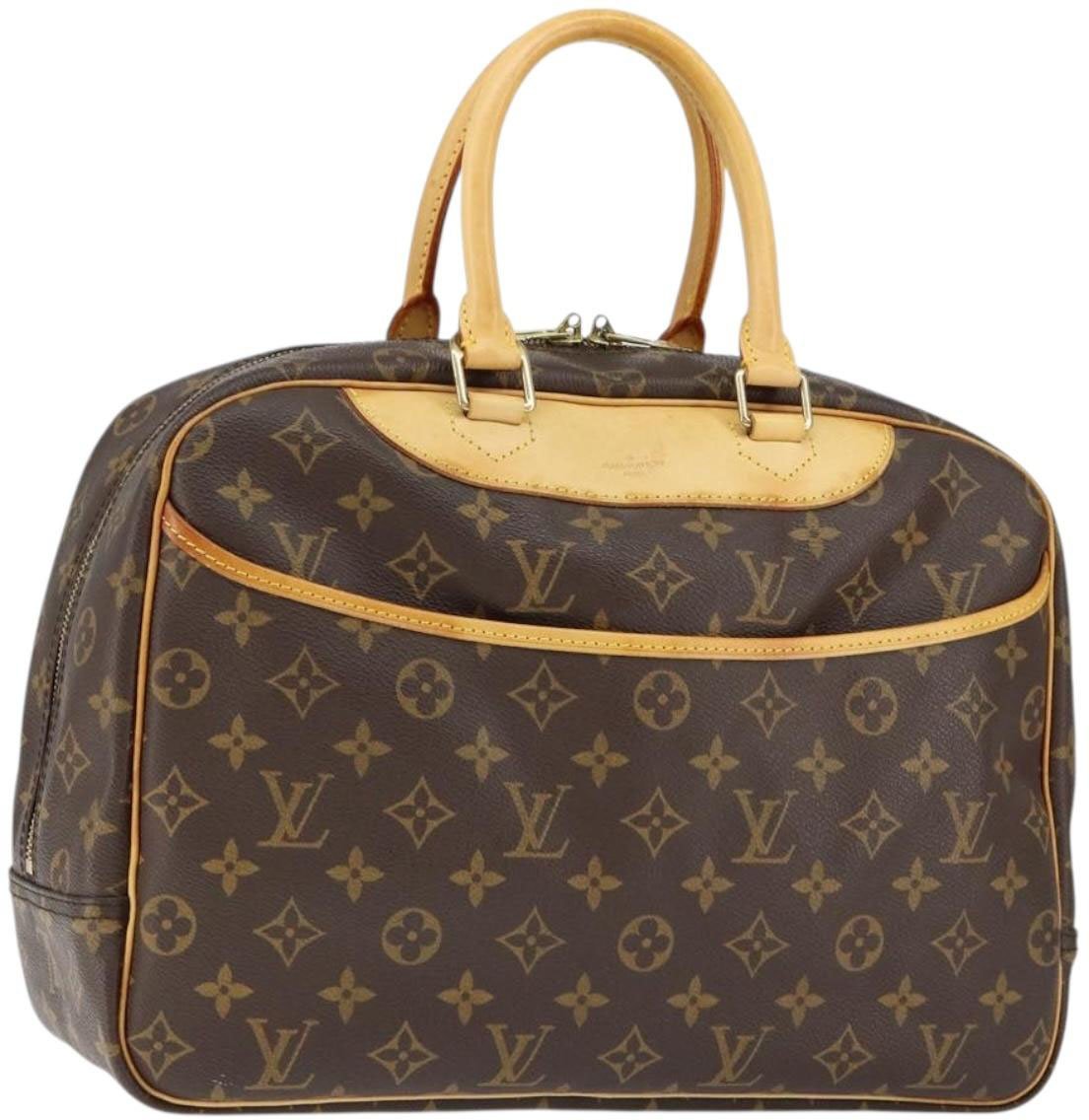 Louis Vuitton Louis Vuitton Deauville Handbag Monogram Canvas 34 Bruin