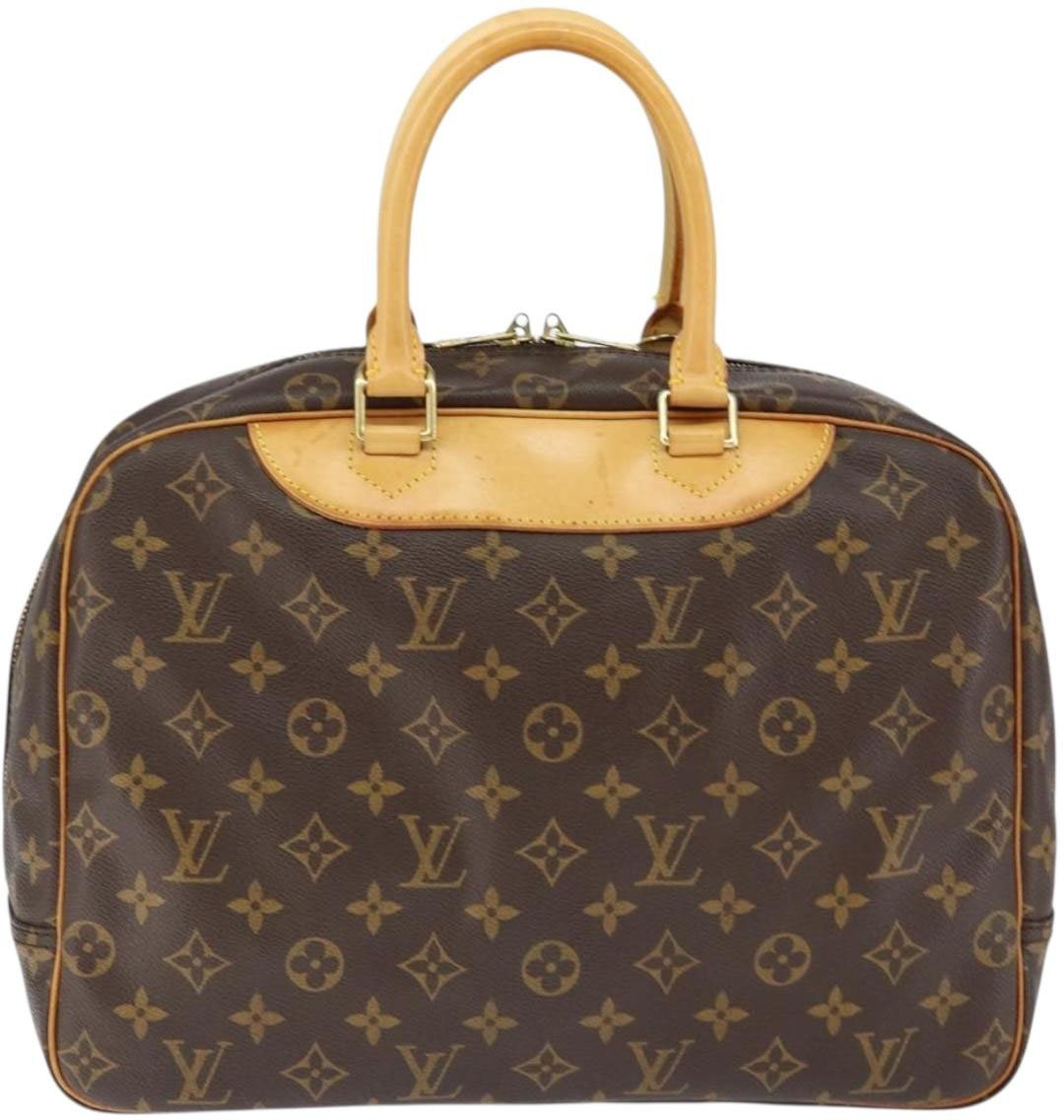 Louis Vuitton Louis Vuitton Deauville Handbag Monogram Canvas 34 Bruin