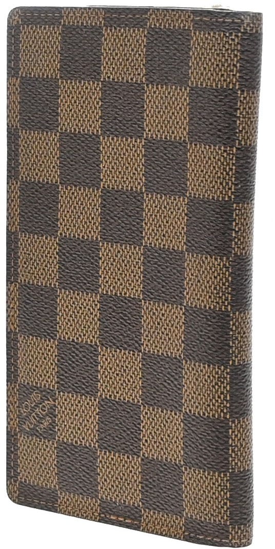 Louis Vuitton Louis Vuitton Checkbook Cover Damier Bruin