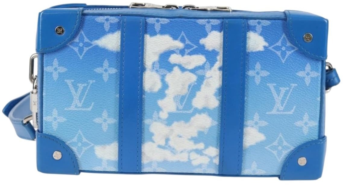 Louis Vuitton Soft Trunk Wallet Limited Edition Monogram Clouds Blauw