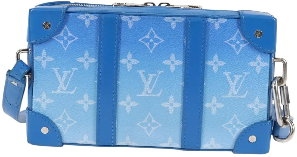 Louis Vuitton Soft Trunk Wallet Limited Edition Monogram Clouds Blauw