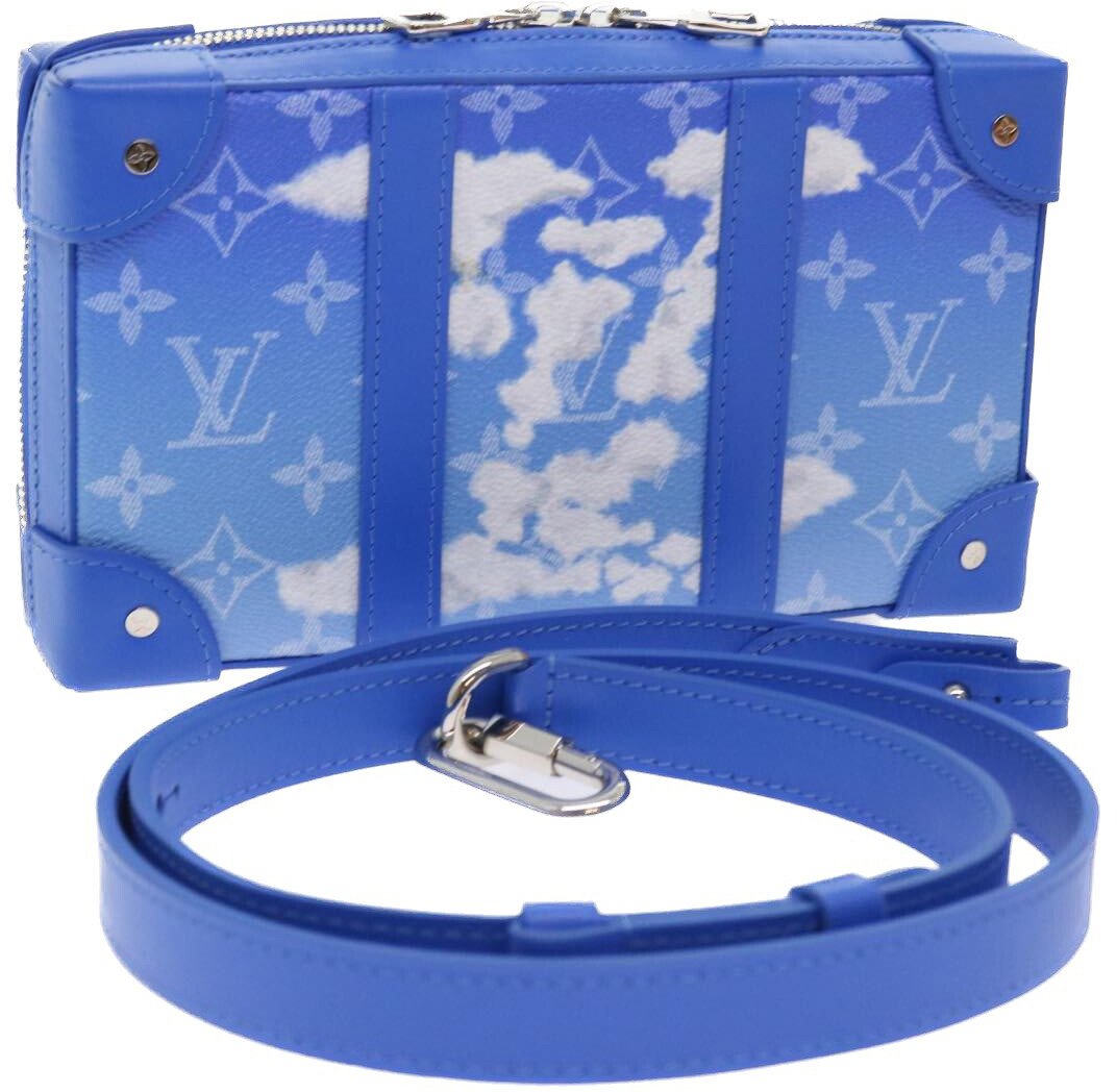 Louis Vuitton Louis Vuitton Soft Trunk Wallet Limited Edition Monogram Clouds Blauw
