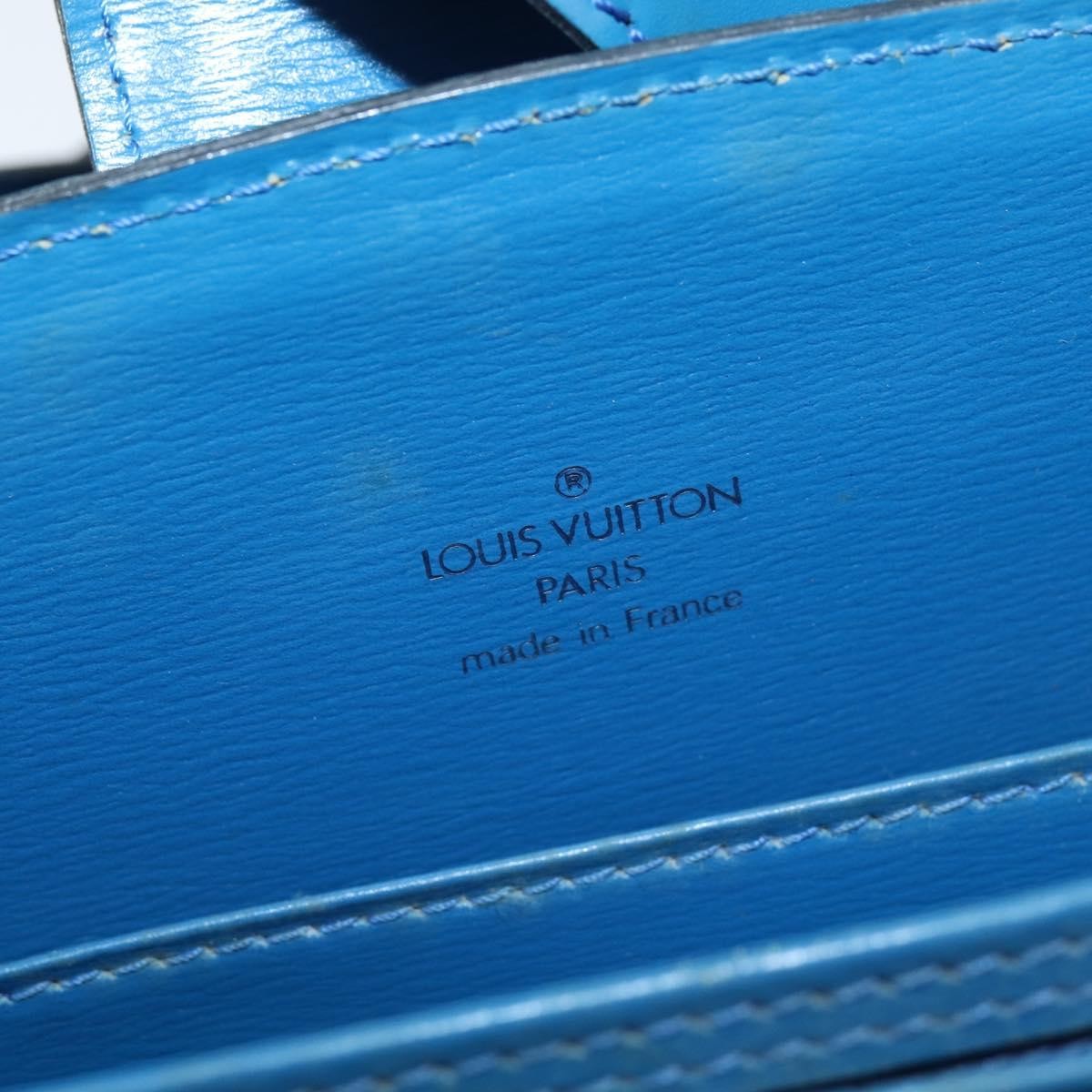 Louis Vuitton Louis Vuitton Capucines Shoulder Bag Epi Leather Blauw