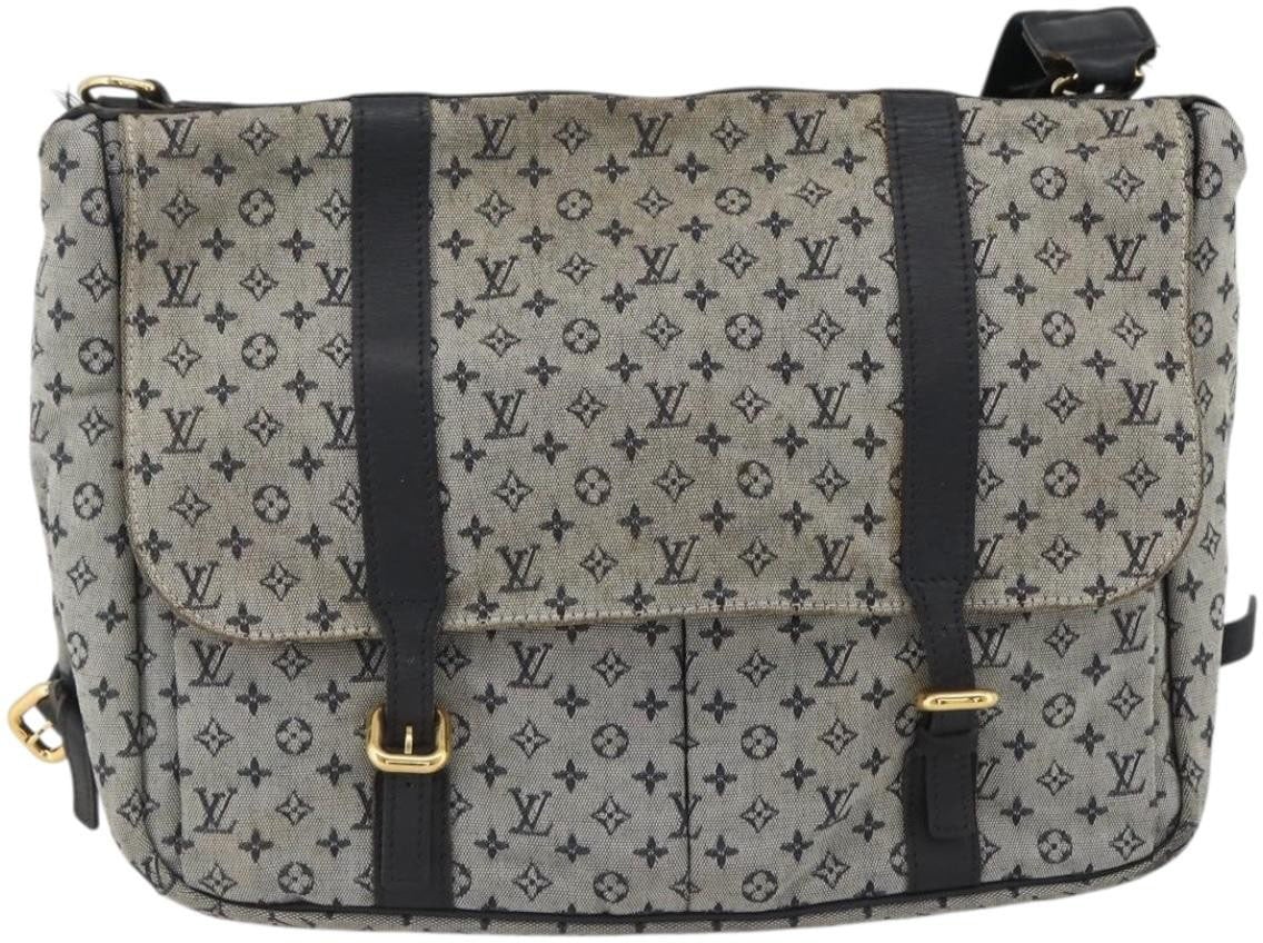 Louis Vuitton Louis Vuitton Sac Maman Handbag Mini Lin Blauw