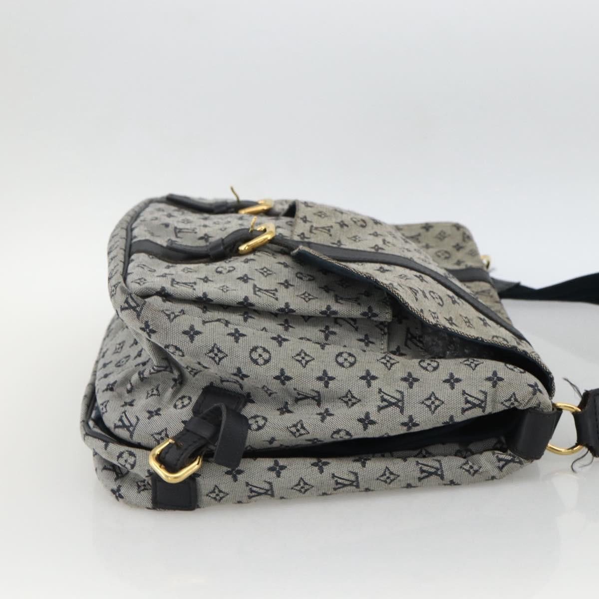 Louis Vuitton Louis Vuitton Sac Maman Handbag Mini Lin Blauw