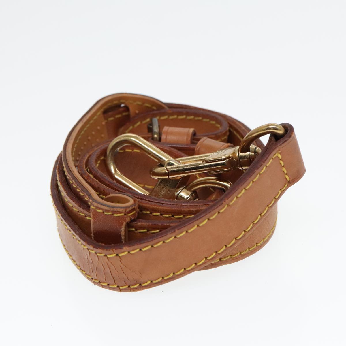 Louis Vuitton Bandouliere Leather 110 cm Bruin