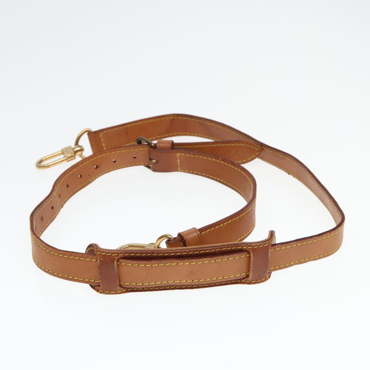 Louis Vuitton Bandouliere Leather 110 cm Bruin
