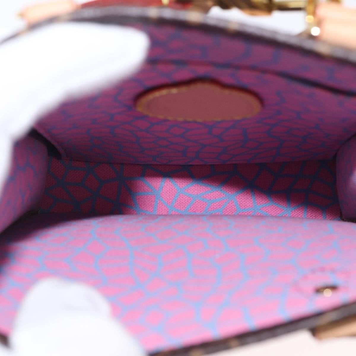 Louis Vuitton Louis Vuitton Petit Sac Plat Bag Yayoi Kusama Pumpkins Monogram Canvas Bruin