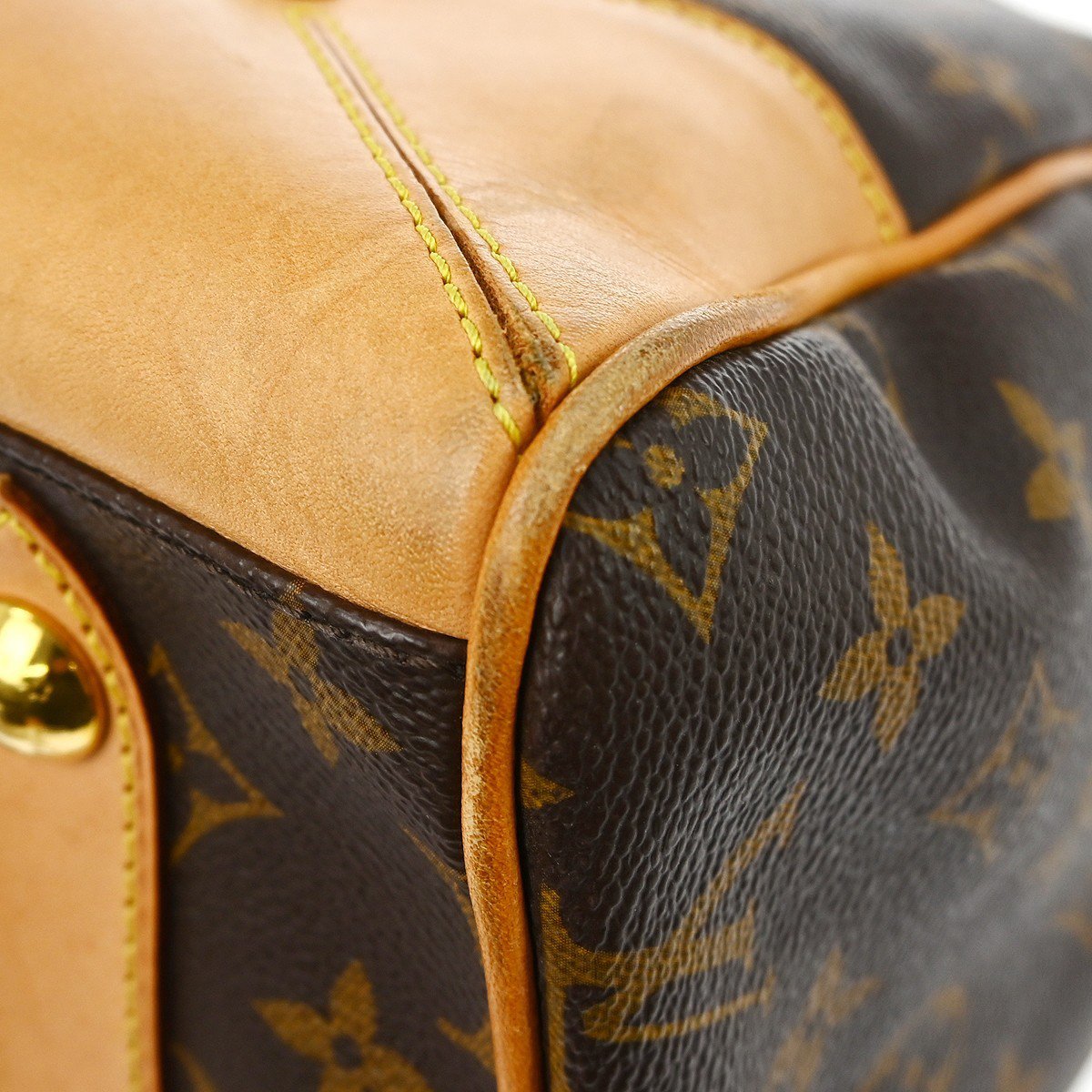 Louis Vuitton Retiro Handbag Monogram Canvas GM Bruin