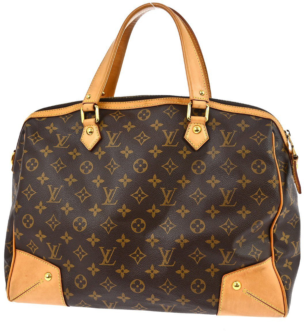 Louis Vuitton Retiro Handbag Monogram Canvas GM Bruin