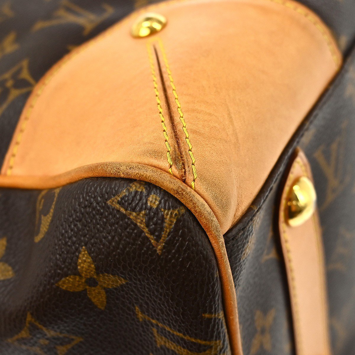 Louis Vuitton Retiro Handbag Monogram Canvas GM Bruin
