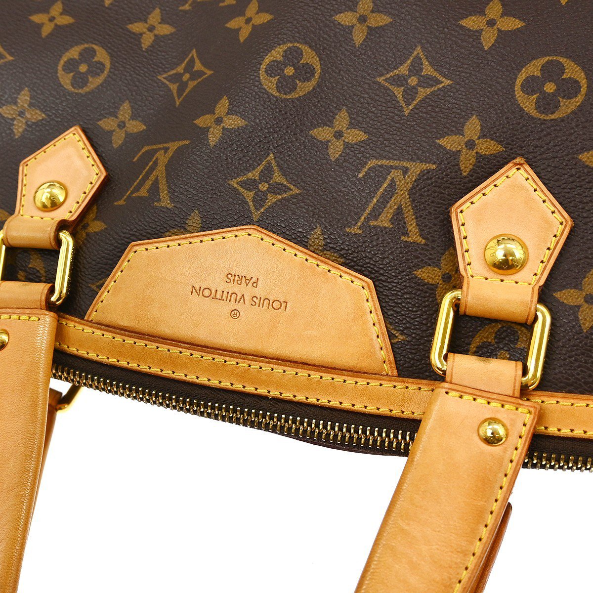 Louis Vuitton Retiro Handbag Monogram Canvas GM Bruin