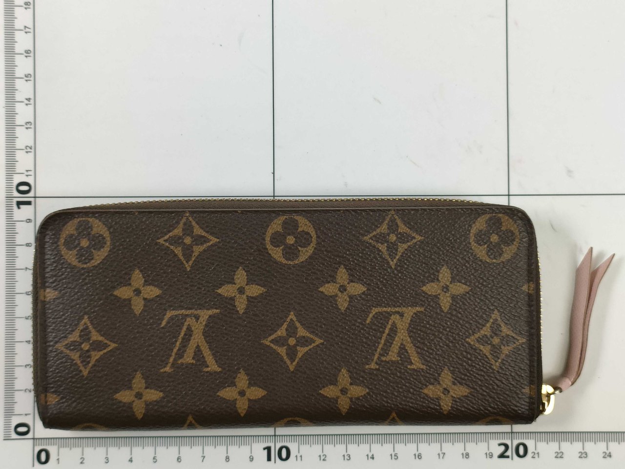Louis Vuitton Clemence Wallet Monogram Canvas Bruin