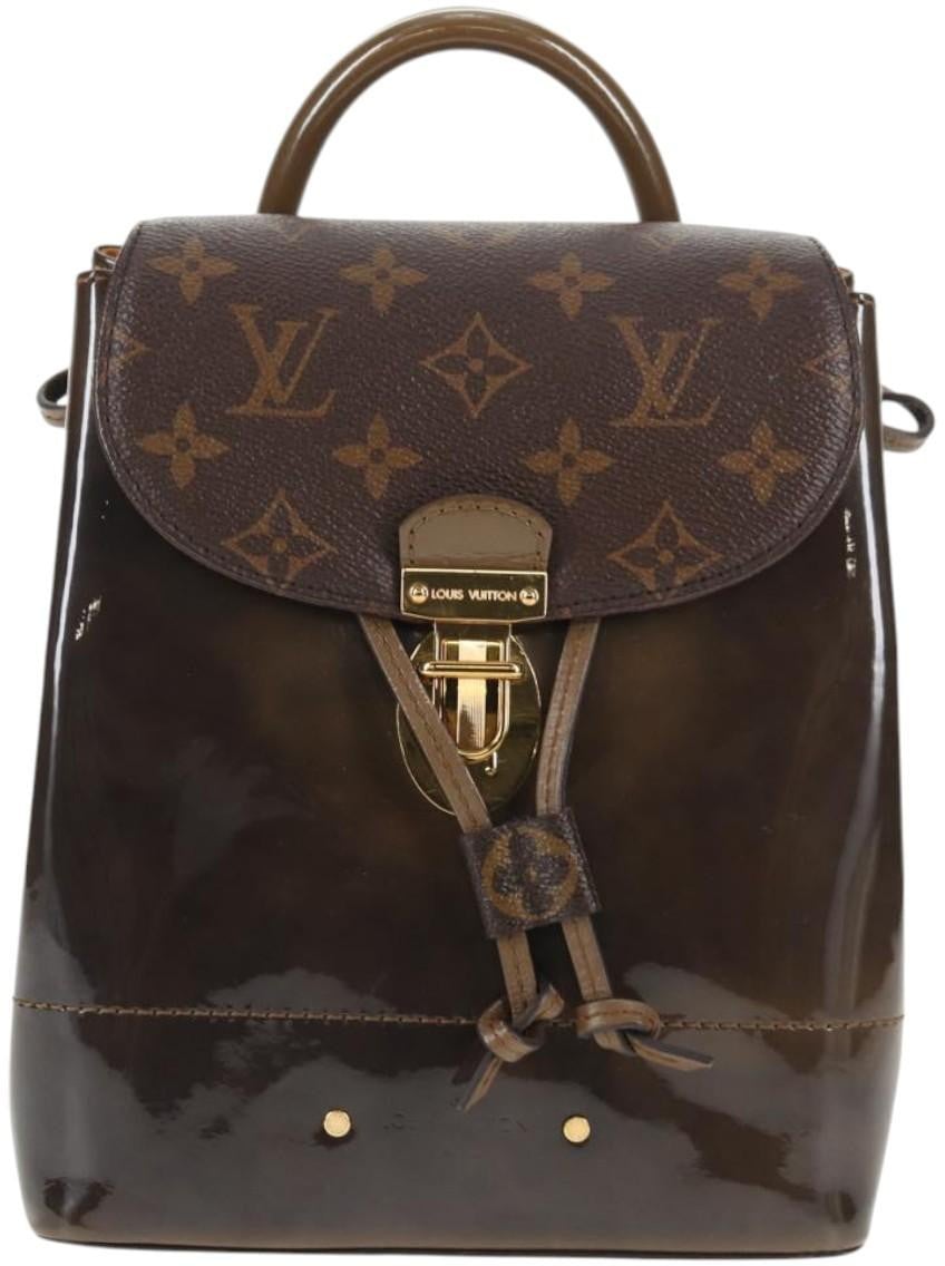 Louis Vuitton Louis Vuitton Hot Springs Backpack Vernis with Monogram Canvas Divers
