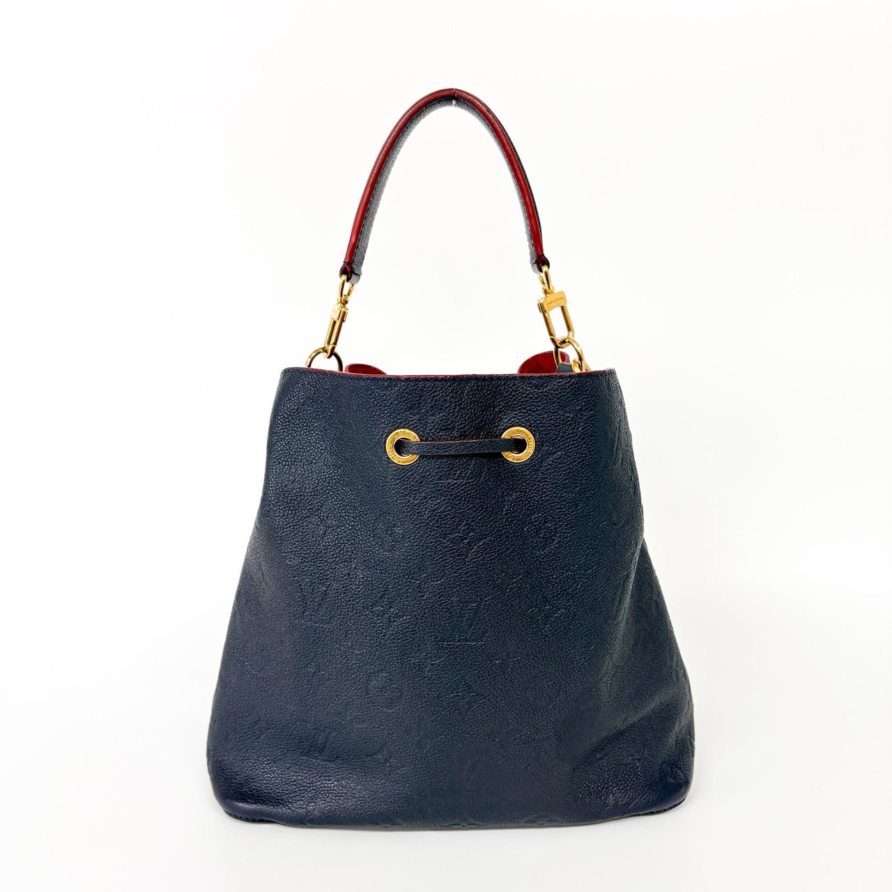 Louis Vuitton Louis Vuitton NeoNoe Handbag Monogram Empreinte Leather MM Navy