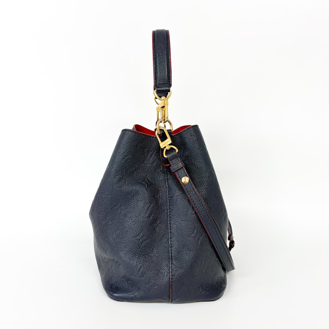 Louis Vuitton Louis Vuitton NeoNoe Handbag Monogram Empreinte Leather MM Navy