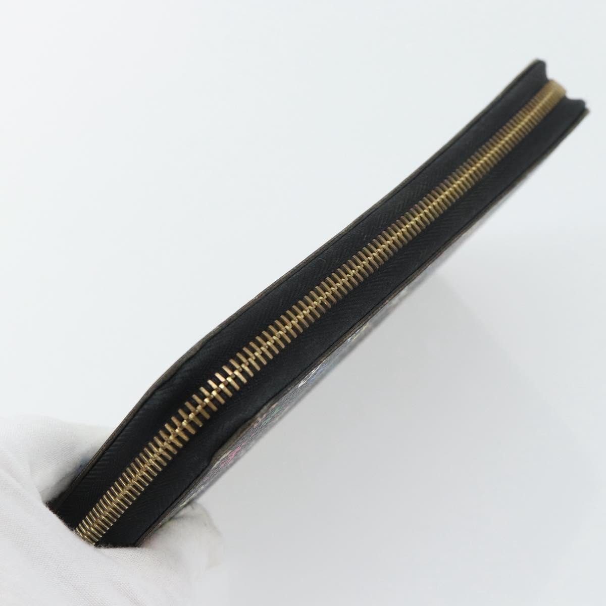 Louis Vuitton Aerogram Zippy Wallet Leather Vertical Zwart