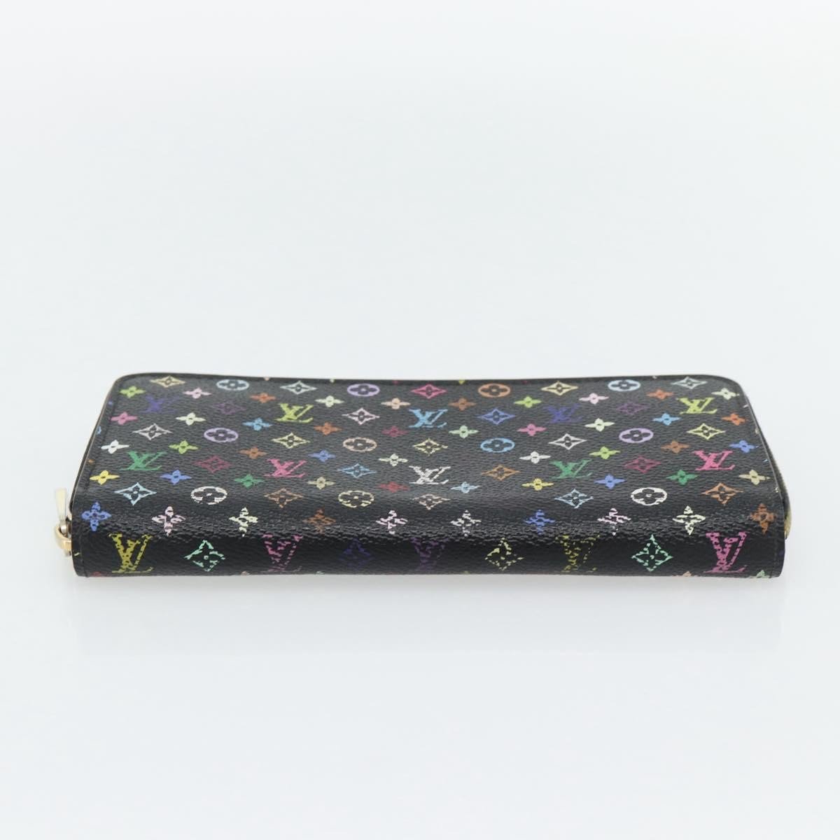 Louis Vuitton Aerogram Zippy Wallet Leather Vertical Zwart