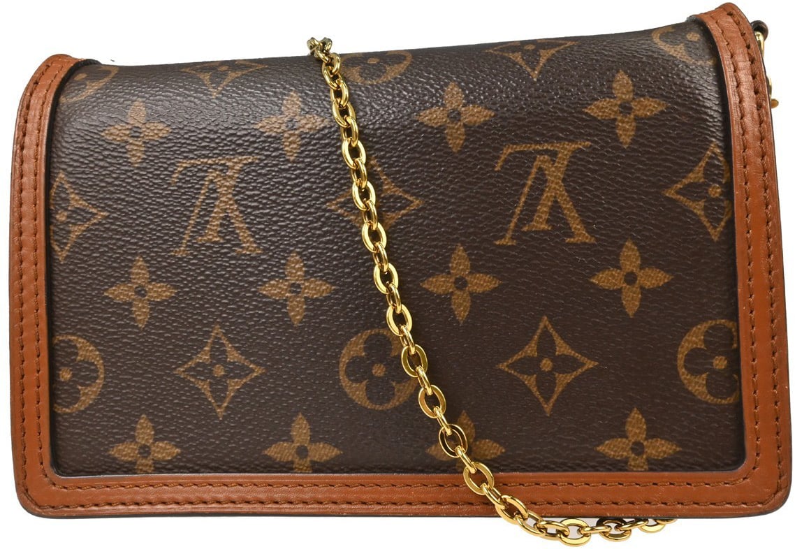 Louis Vuitton Dauphine Chain Reverse Monogram Canvas Small Bruin