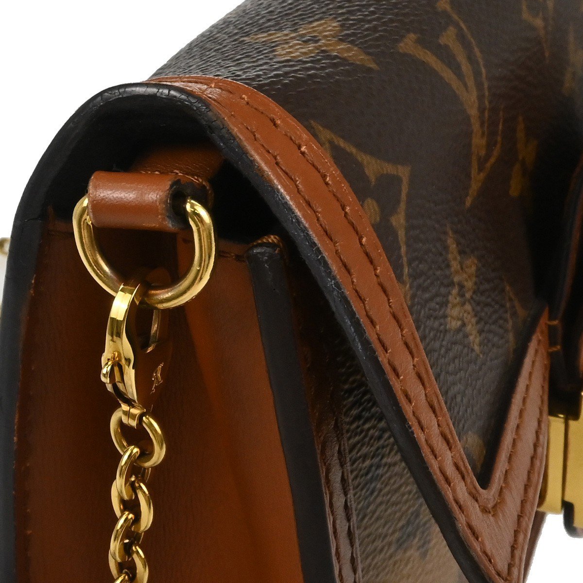 Louis Vuitton Dauphine Chain Reverse Monogram Canvas Small Bruin