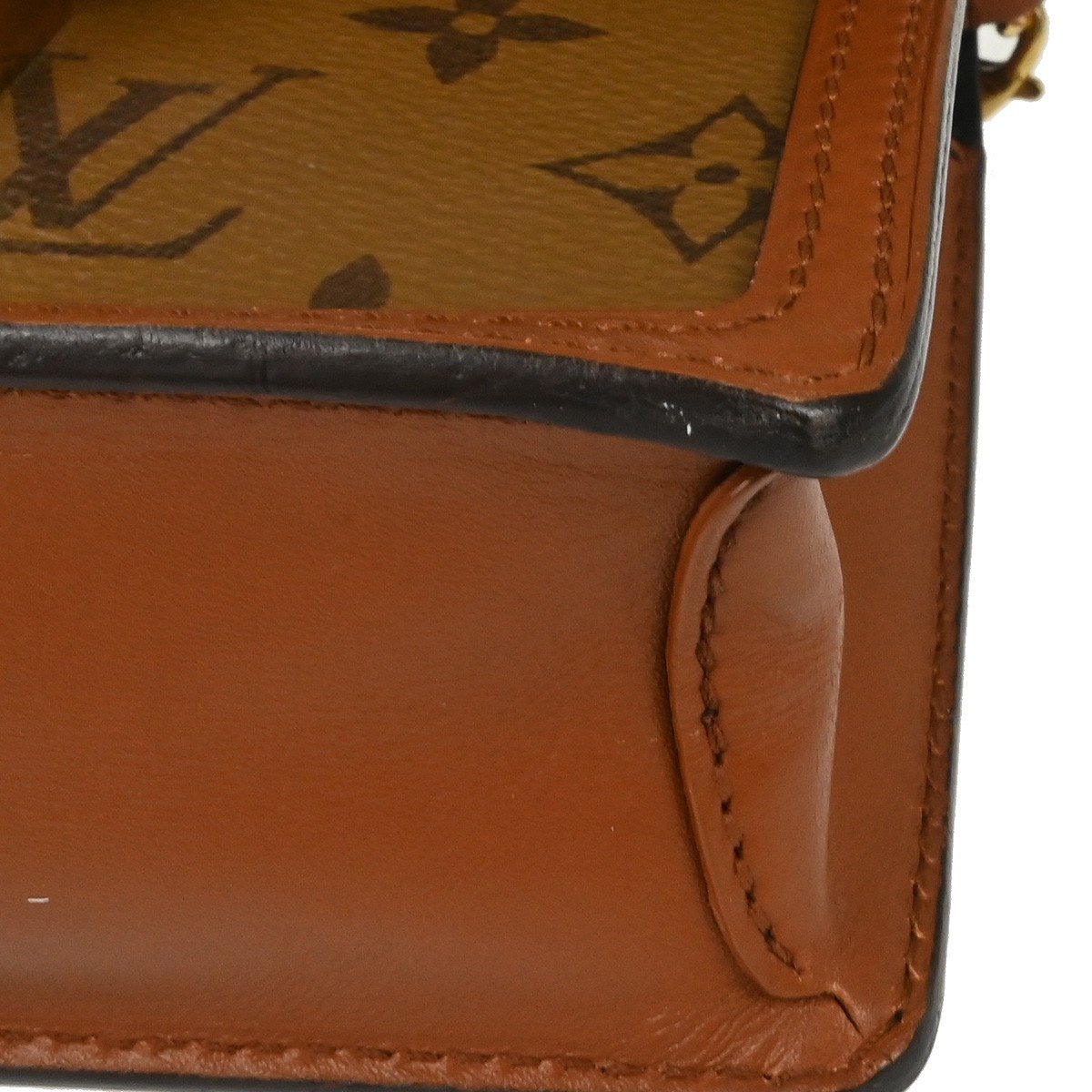 Louis Vuitton Dauphine Chain Reverse Monogram Canvas Small Bruin
