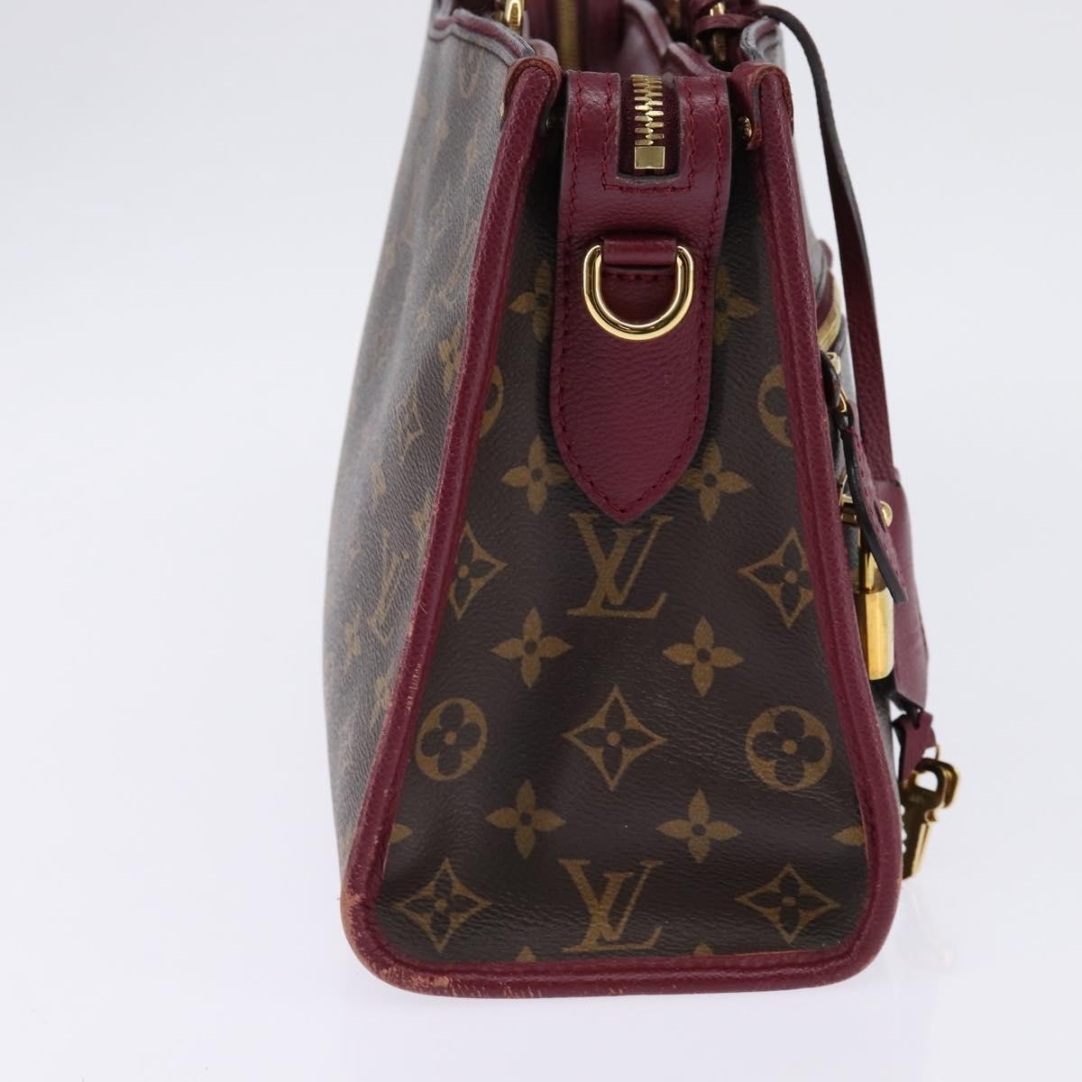 Louis Vuitton Louis Vuitton Popincourt NM Handbag Monogram Canvas with Leather PM Bruin