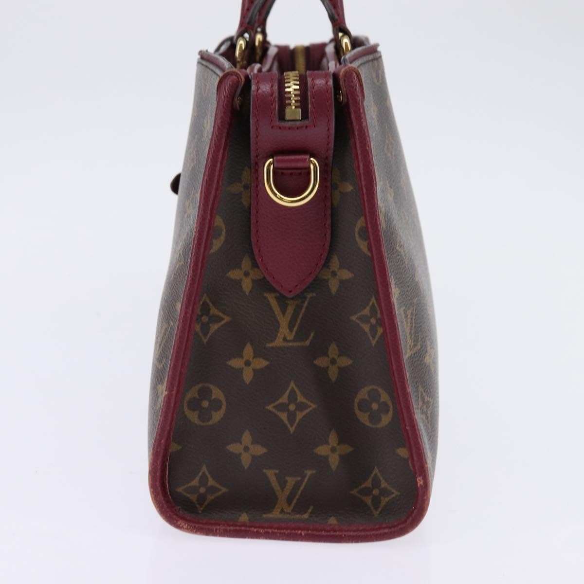Louis Vuitton Louis Vuitton Popincourt NM Handbag Monogram Canvas with Leather PM Bruin