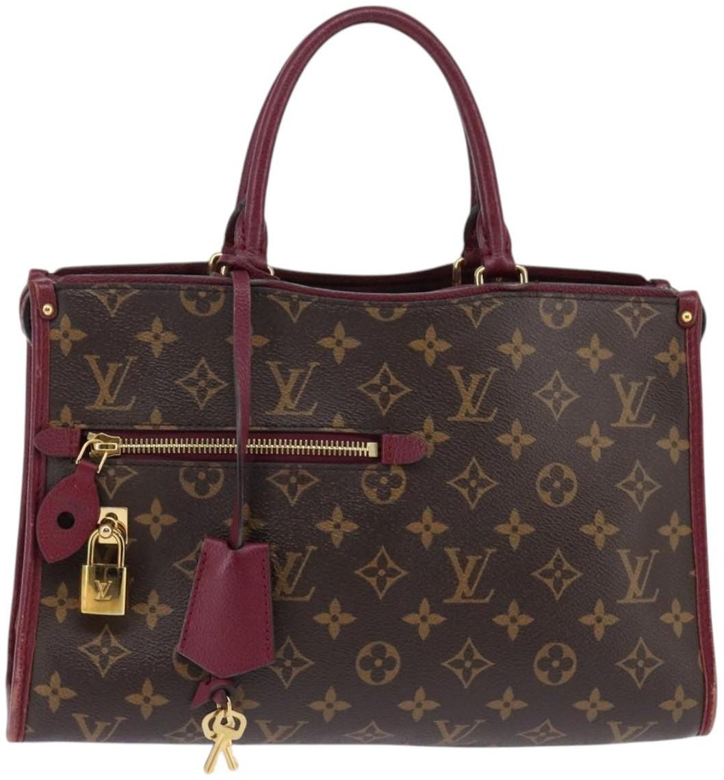 Louis Vuitton Louis Vuitton Popincourt NM Handbag Monogram Canvas with Leather PM Bruin