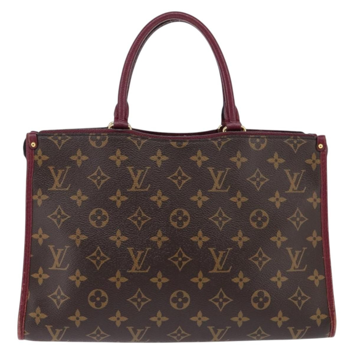 Louis Vuitton Louis Vuitton Popincourt NM Handbag Monogram Canvas with Leather PM Bruin