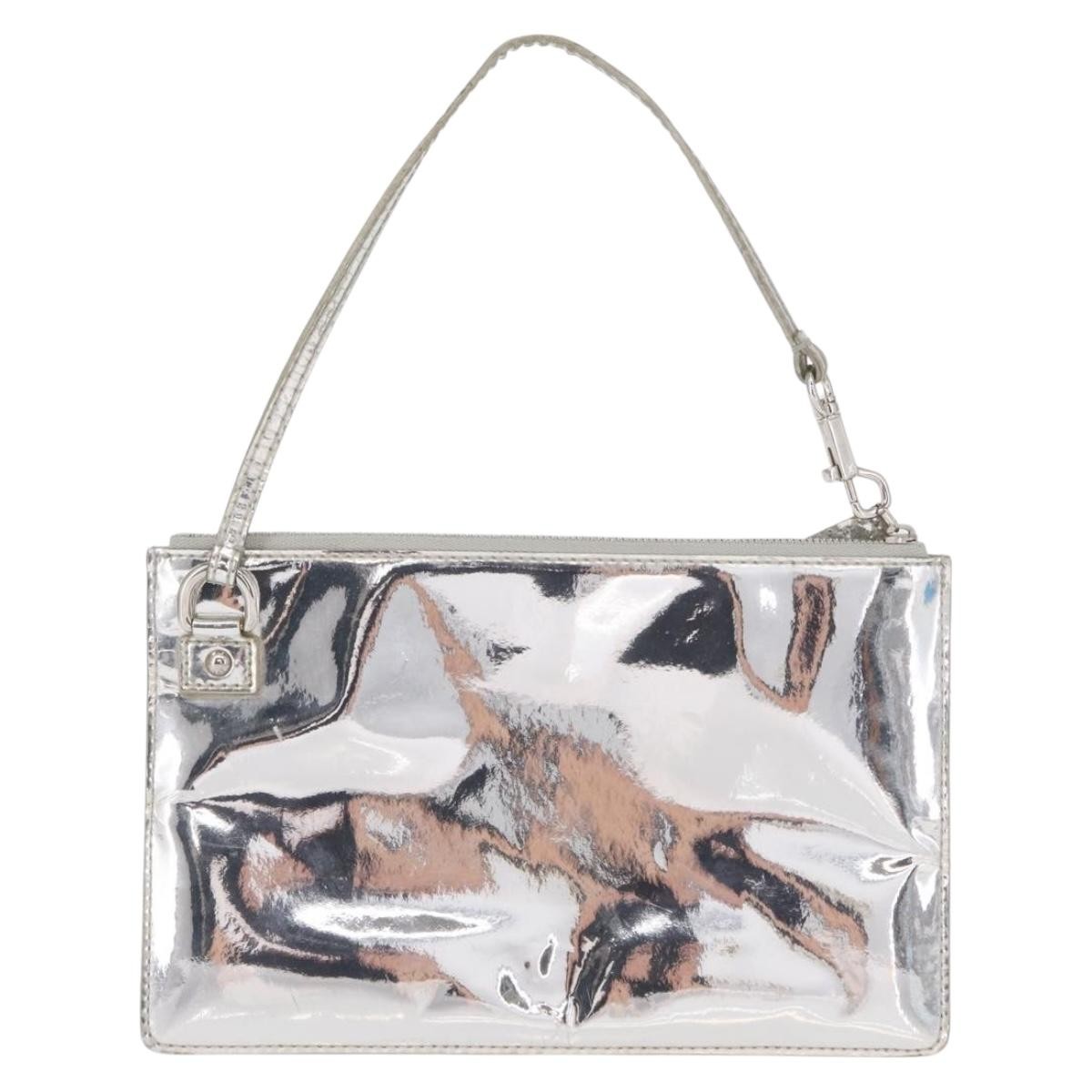 Louis Vuitton Pochette Clutch Monogram Miroir PVC Zilver