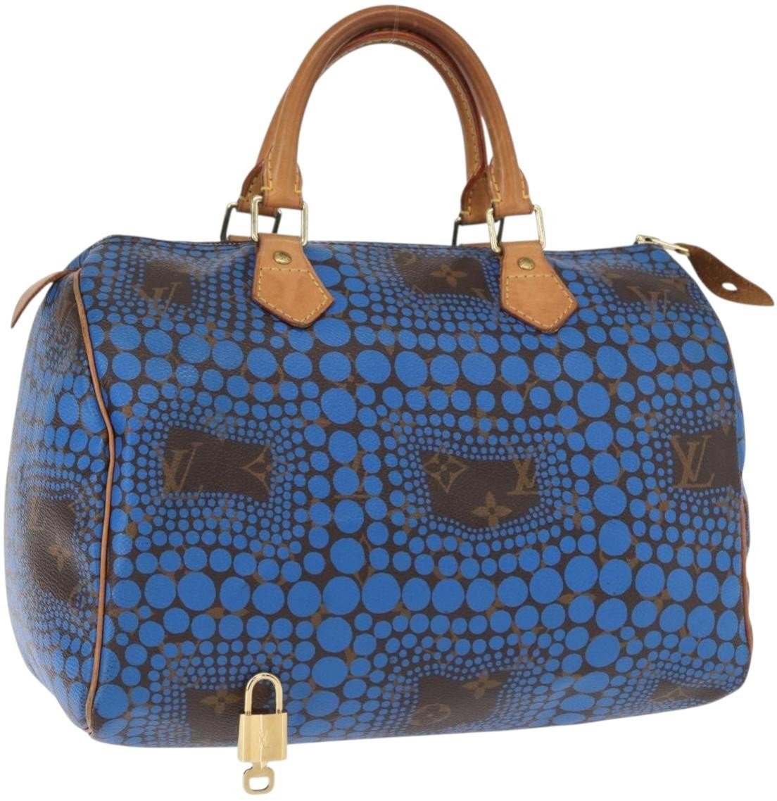 Louis Vuitton Louis Vuitton Speedy Handbag Limited Edition Kusama Town Monogram Canvas 30 Divers