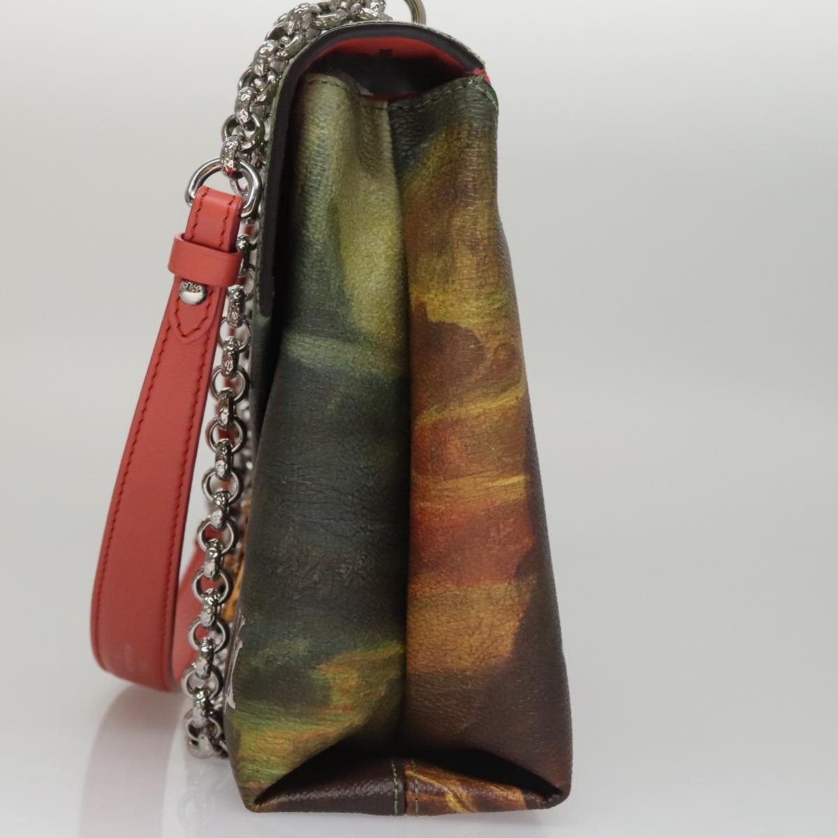 Louis Vuitton Louis Vuitton Chain Shoulder Bag Limited Edition Jeff Koons Da Vinci Print Canvas Divers