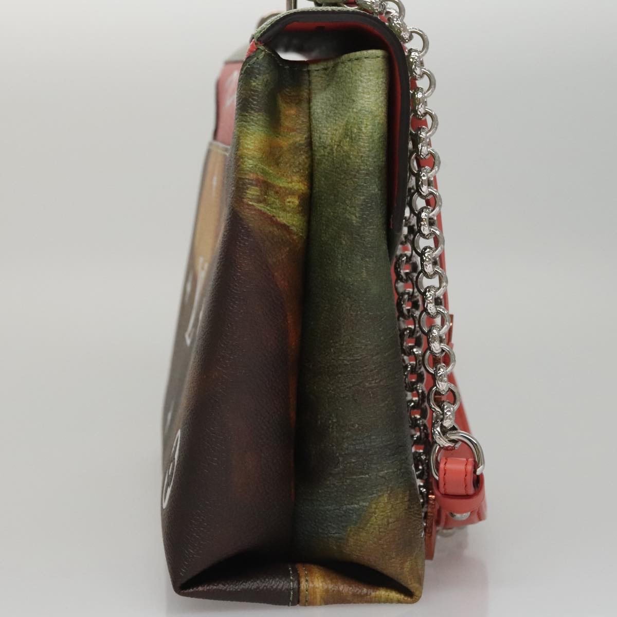 Louis Vuitton Louis Vuitton Chain Shoulder Bag Limited Edition Jeff Koons Da Vinci Print Canvas Divers