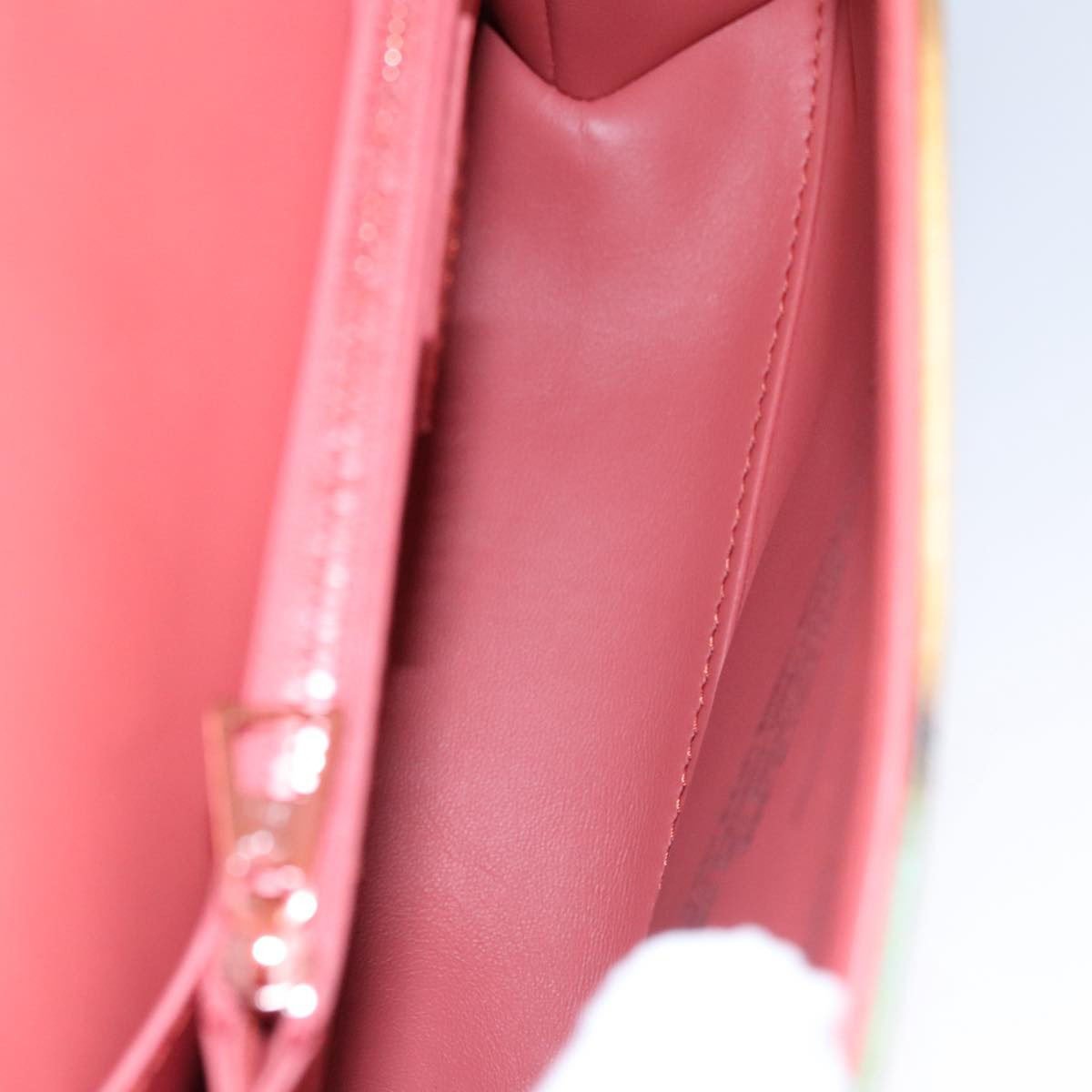 Louis Vuitton Louis Vuitton Chain Shoulder Bag Limited Edition Jeff Koons Da Vinci Print Canvas Divers