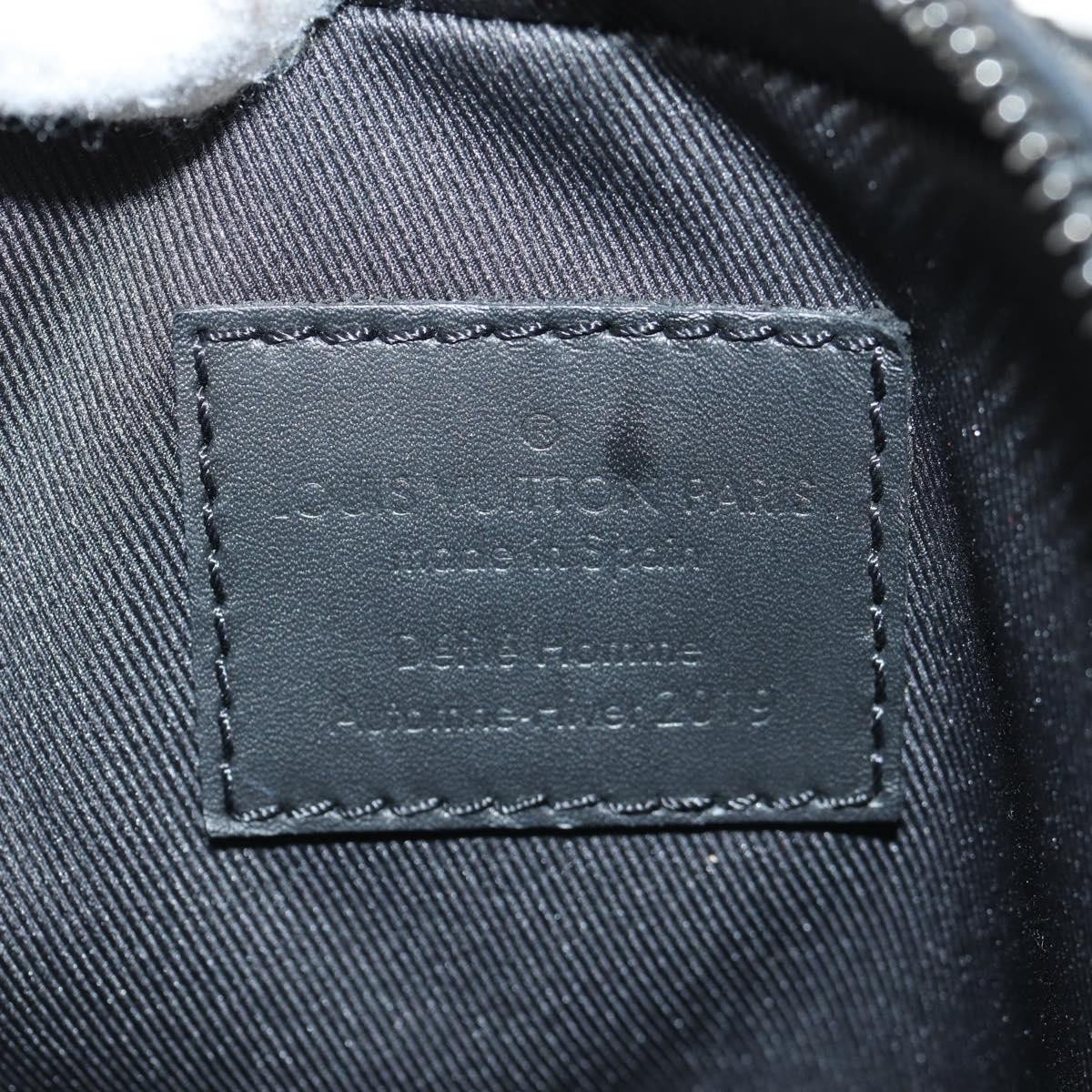 Louis Vuitton Louis Vuitton Danube Messenger Bag Rainbow Taiga Leather Zwart