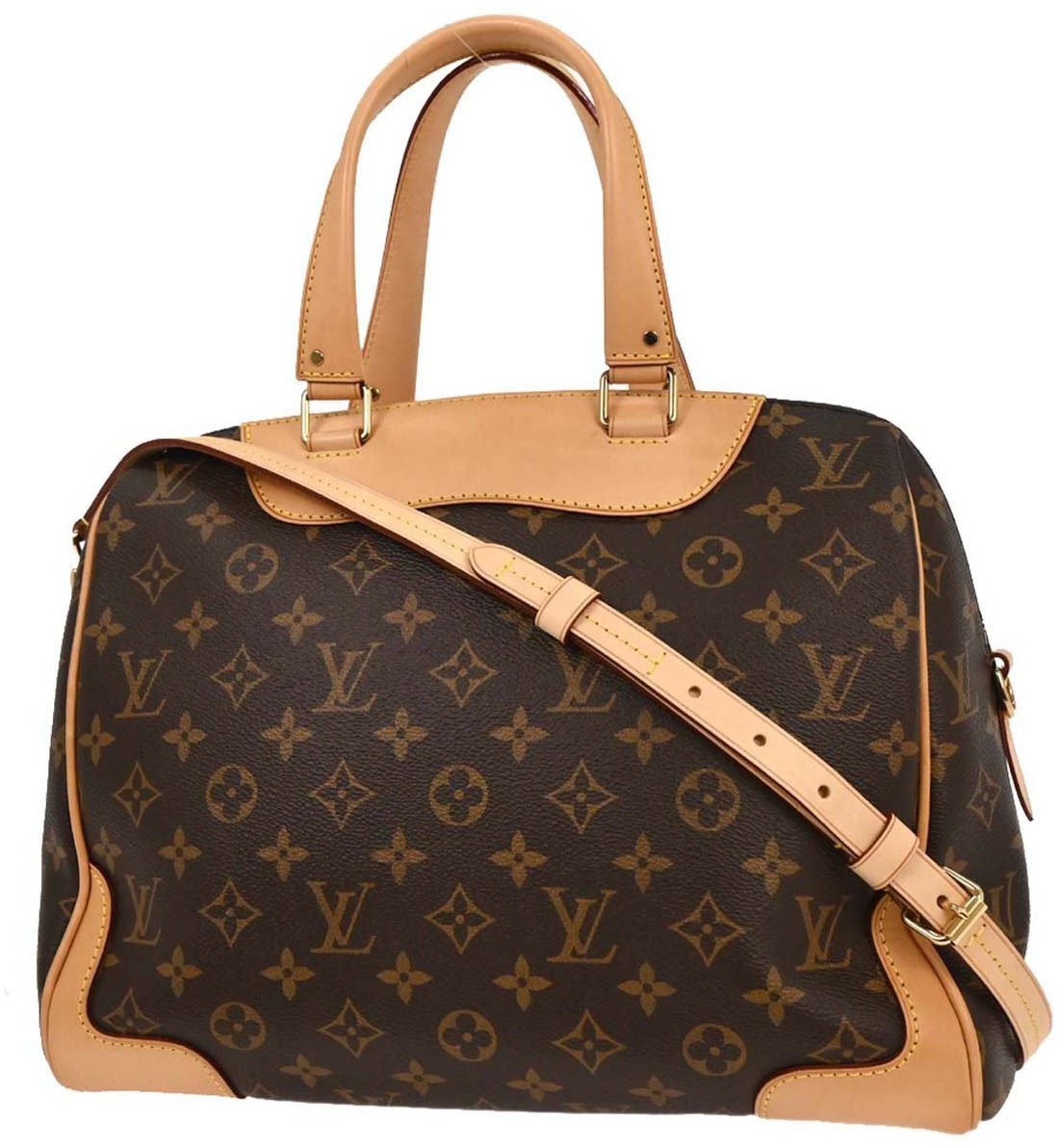 Louis Vuitton Louis Vuitton Retiro Handbag Monogram Canvas PM Bruin
