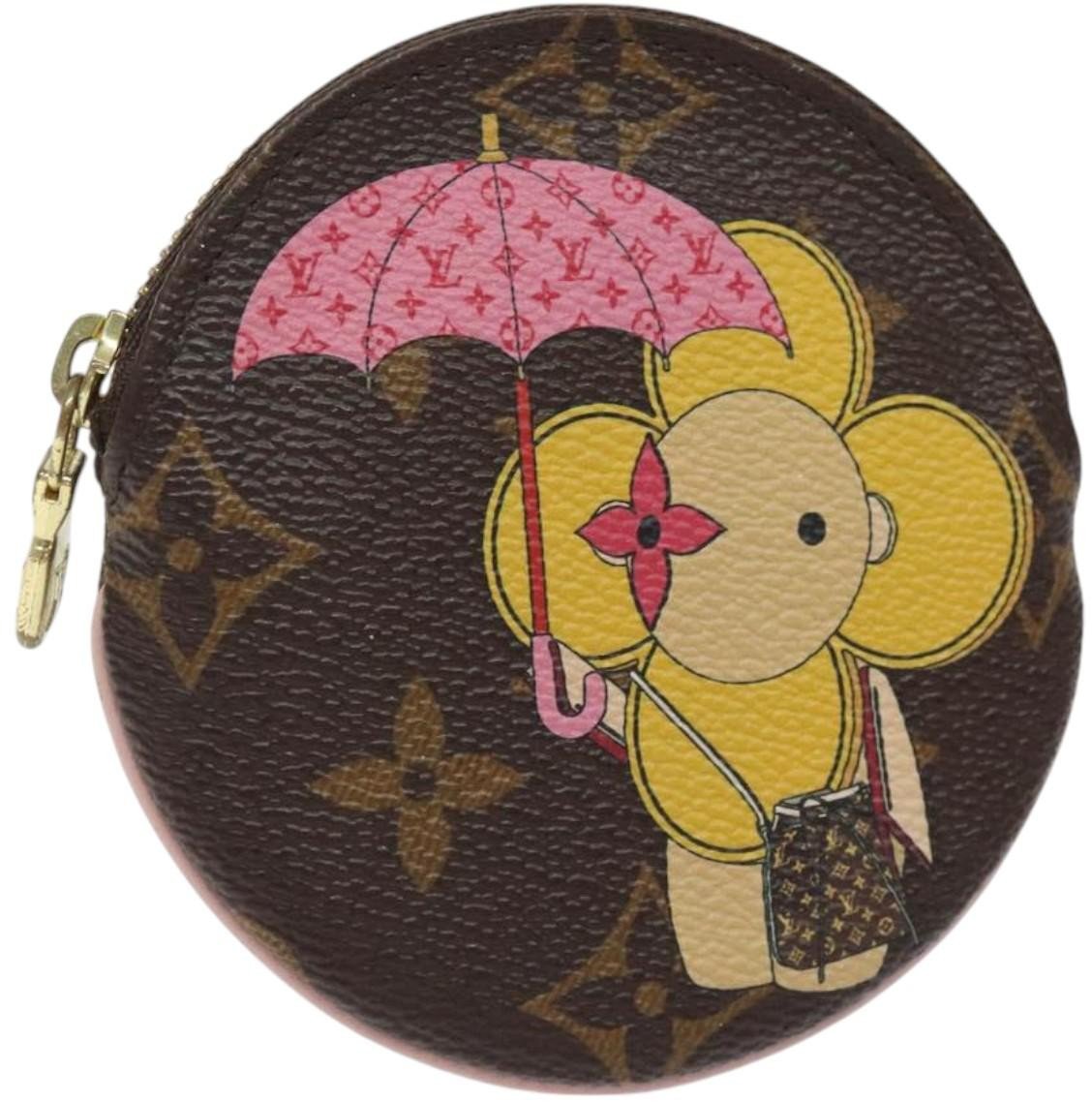 Louis Vuitton Louis Vuitton Round Coin Purse Limited Edition Monogram Canvas Bruin