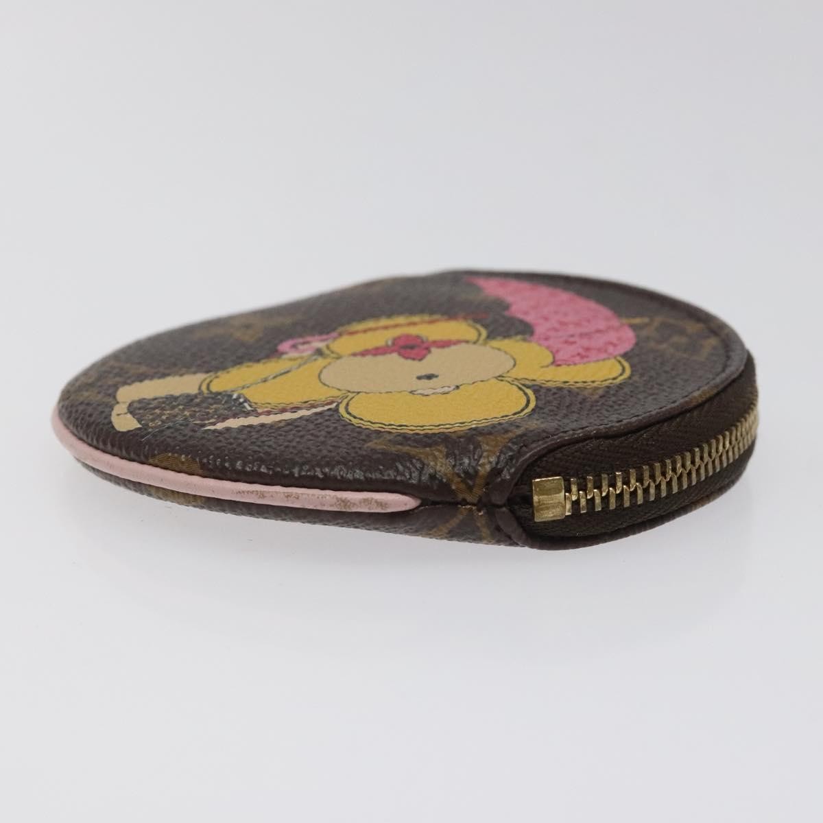 Louis Vuitton Louis Vuitton Round Coin Purse Limited Edition Monogram Canvas Bruin